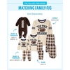 The Children’s Place Baby Family Matching Pajamas Sets, Snug Fit 100% Cotton, Adult, Big Kid, Toddler, Baby(Football Fam)