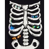 The Children’s Place Baby Halloween and Holiday Long Sleeve Pajamas(Skeleton Eyes Glow)