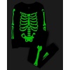 The Children’s Place Baby Halloween and Holiday Long Sleeve Pajamas(Skeleton Eyes Glow)