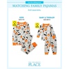 The Children’s Place Baby and Kids’ Sibling Matching Halloween and Holiday Pajama Sets, Cotton(Mini Boos Glow)