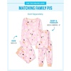 The Children’s Place Baby and Kids’ Sibling Matching Halloween and Holiday Pajama Sets, Cotton(Pink Ghosts Glow)