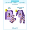 The Children’s Place Baby and Kids’ Sibling Matching Halloween and Holiday Pajama Sets, Cotton(Witchy Cat)