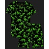 The Children’s Place Boys’ Short Sleeve Top and Shorts Snug Fit 100% Cotton 4 Piece Pajama Set(Camo/Dino Glow 2-pack)