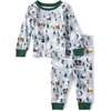 The Children’s Place Family Matching Christmas Pajama Sets, Cotton(Blue Ski)