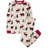 The Children’s Place Family Matching Christmas Pajama Sets, Cotton(Buffalo Plaid Bear)