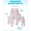 The Children’s Place Family Matching Christmas Pajama Sets, Cotton(Merry Joy Pink)