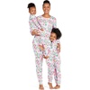 The Children’s Place Family Matching Christmas Pajama Sets, Cotton(Merry Joy Pink)