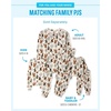 The Children’s Place Family Matching Christmas Pajama Sets, Cotton(Woodland Allover)