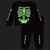 The Children’s Place Family Matching Halloween and Holiday Pajama Sets, Cotton(Skeleton)