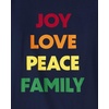 The Children’s Place Family Matching Holiday Long Sleeve Pajama Sets, Cotton(Joy Stripe-adult)