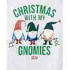The Children’s Place Family Matching Holiday Long Sleeve Pajama Sets, Fleece(Green Christmas With My Gnomies)