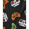 The Children’s Place Family Matching Holiday Long Sleeve Pajama Sets, Fleece(Pumpkin Gamer Glow)