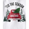 The Children’s Place Family Matching Holiday Long Sleeve Pajama Sets, Fleece(Red ‘Tis the Season)