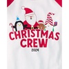 The Children’s Place Family Matching Holiday Long Sleeve Pajama Sets, Fleece(Red Xmas Crew ’24)