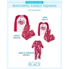 The Children’s Place Family Matching Holiday Long Sleeve Pajama Sets, Fleece(Red Xmas Crew ’24)