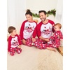 The Children’s Place Family Matching Holiday Long Sleeve Pajama Sets, Fleece(Red Xmas Crew ’24)