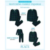 The Children’s Place Family Matching Holiday Pajama Sets, Thermal(Green Tartan Plaid)