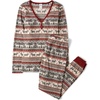 The Children’s Place Family Matching Holiday Pajama Sets, Thermal(Moose Fairisle)