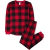 The Children’s Place Family Matching Holiday Pajama Sets, Thermal(Red Buffalo Plaid)