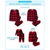 The Children’s Place Family Matching Holiday Pajama Sets, Thermal(Red Buffalo Plaid)