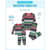 The Children’s Place unisex-baby Family Matching, Christmas and Holiday Pajama Sets, Cotton(Fairsile – Red/Green)