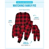 The Children’s Place unisex-baby Family Matching, Christmas and Holiday Pajama Sets, Cotton(Red/Black Check)