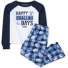 The Children’s Place Baby and Family Matching Fleece Holiday Pajama Set(Hanukkah)
