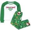 The Children’s Place Baby and Family Matching Fleece Holiday Pajama Set(Xmas Crew 21-green)