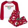 The Children’s Place Baby and Family Matching Fleece Holiday Pajama Set(Xmas Crew 21-red)