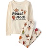 The Children’s Place Baby and Kids’ Sibling Matching Halloween and Holiday Pajama Sets, Cotton(Feast Mode)