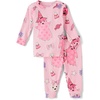 The Children’s Place Baby and Kids’ Sibling Matching Halloween and Holiday Pajama Sets, Cotton(Pink Ghost Glow)