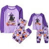 The Children’s Place Baby and Kids’ Sibling Matching Halloween and Holiday Pajama Sets, Cotton(Witchy Cat)