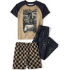 The Children’s Place Boys’ Short Sleeve Pant and Shorts, 3-piece Pajama Sets(Controllers)