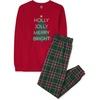 The Children’s Place Family Matching Christmas Pajama Sets, Cotton(Holly Jolly)