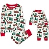 The Children’s Place Family Matching Christmas Pajama Sets, Cotton(Xmas Truck Allover)