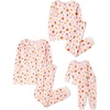 The Children’s Place Family Matching Halloween and Holiday Pajama Sets, Cotton(Pumpkin Spice Allover)