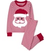 The Children’s Place Family Matching Holiday Long Sleeve Pajama Sets, Cotton(Santa Christmas Stripe)