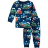The Children’s Place Family Matching Holiday Long Sleeve Pajama Sets, Cotton(Trains Glow)