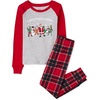 The Children’s Place Family Matching Holiday Long Sleeve Pajama Sets, Cotton(Xmas Crew)