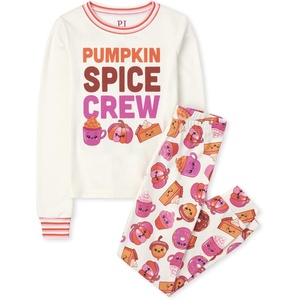 The Children’s Place Baby Family Matching Pajamas Sets, Snug Fit 100% Cotton, Adult, Big Kid, Toddler, Baby(Pumpkin Spice)