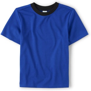 The Children’s Place Boys’ Short Sleeve Pajama Top(Blue)