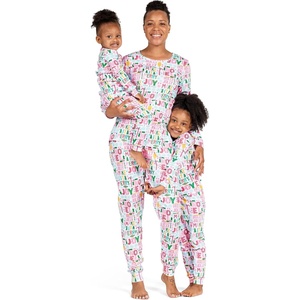 The Children’s Place Family Matching Christmas Pajama Sets, Cotton(Merry Joy Pink)