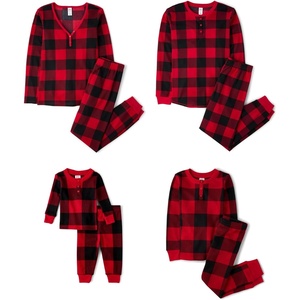 The Children’s Place Family Matching Holiday Pajama Sets, Thermal(Red Buffalo Plaid)