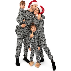 The Children’s Place unisex-baby Family Matching, Christmas and Holiday Pajama Sets, Cotton(Fairsile – Black)