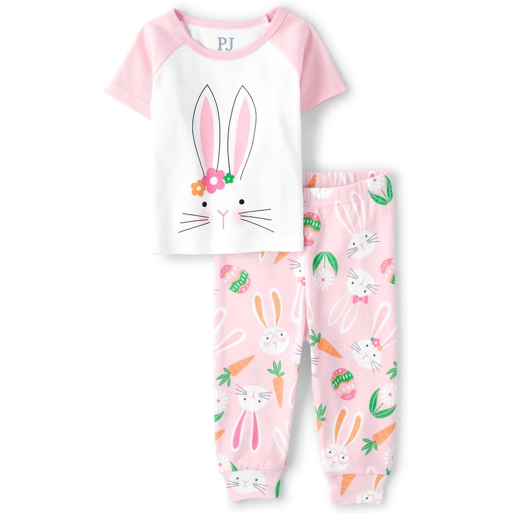 image:imageThe Childrens Place Sibling Matching Easter PajamasPink Bunny