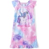The Children’s Place Girls’ Short Sleeve Nightgown(Unicorn Cloud)