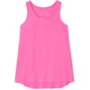The Children’s Place Girls’ Sleeveless High Low Pajama Tank Top(Neon Peony)