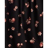 The Children’s Place Girls’ Long Sleeve Bell Sleeve Dresses(Black Floral)