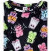 The Children’s Place Girls’ Long Sleeve and Shorts,2-piece Pajama Sets(Candy Bears)