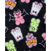 The Children’s Place Girls’ Long Sleeve and Shorts,2-piece Pajama Sets(Candy Bears)